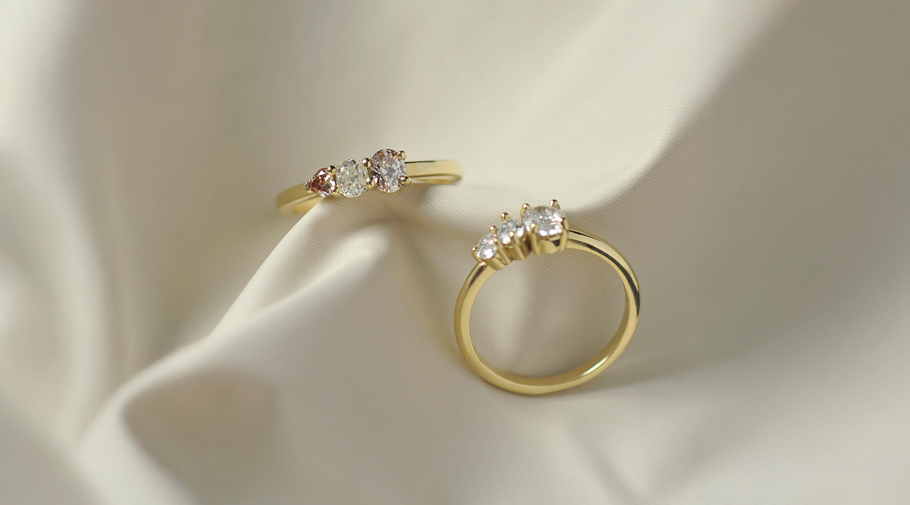 Asymmetric Engagement Rings