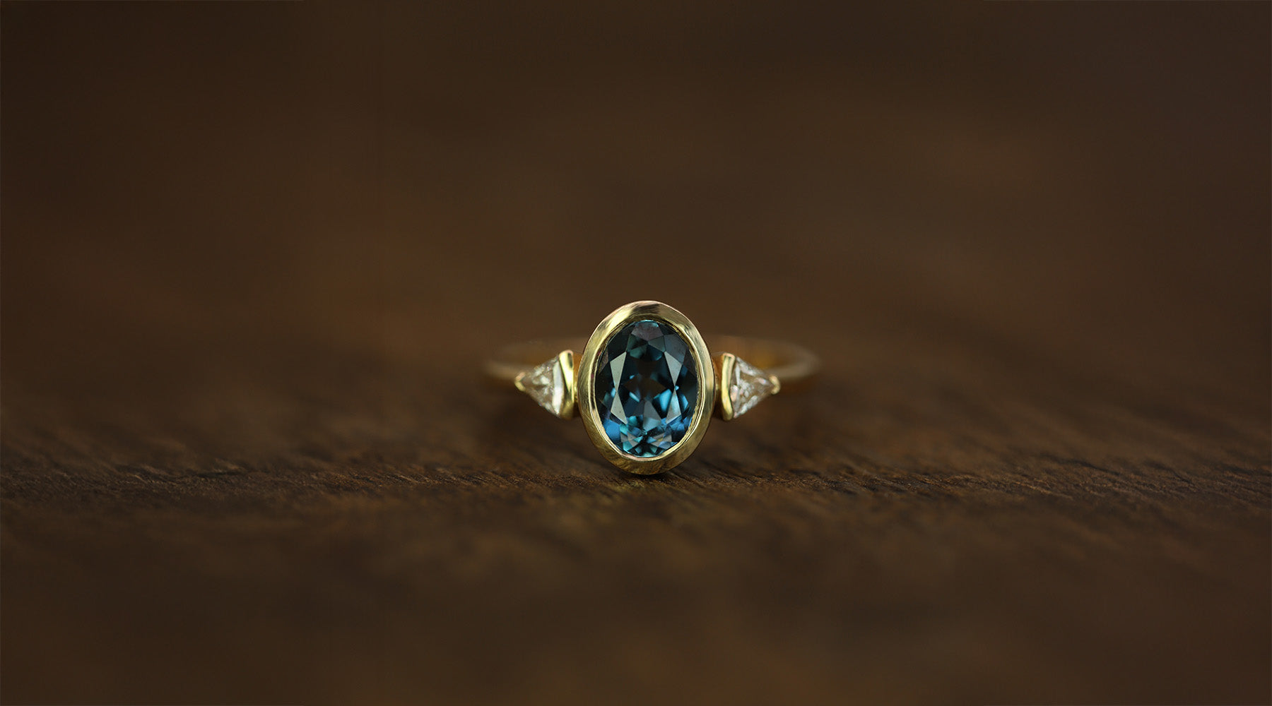 Coloured Engagement Rings