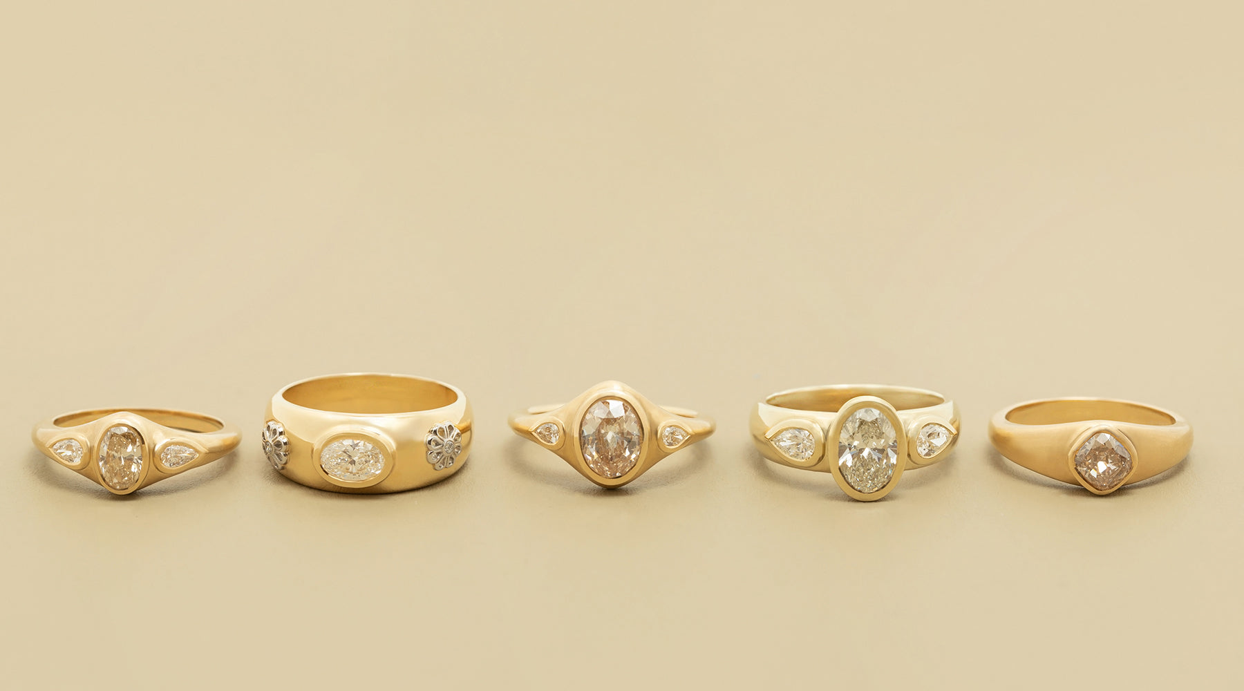 Shanti Chunky Gold Rings
