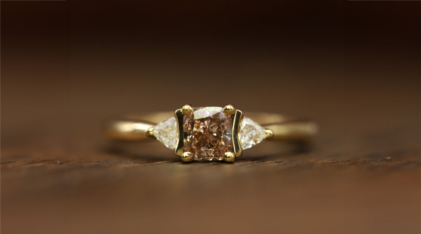 Bespoke Brown Diamond Ring