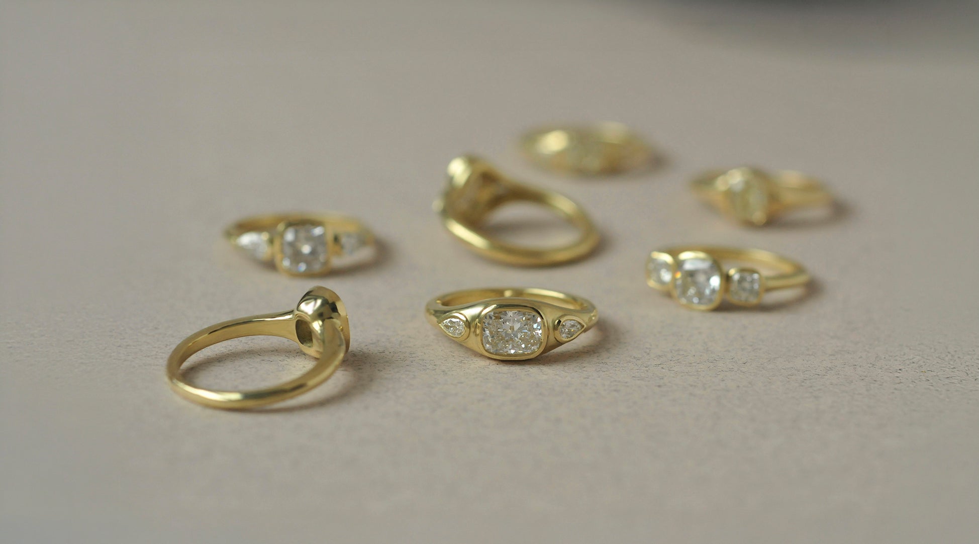 Cushion Diamond Engagement Rings