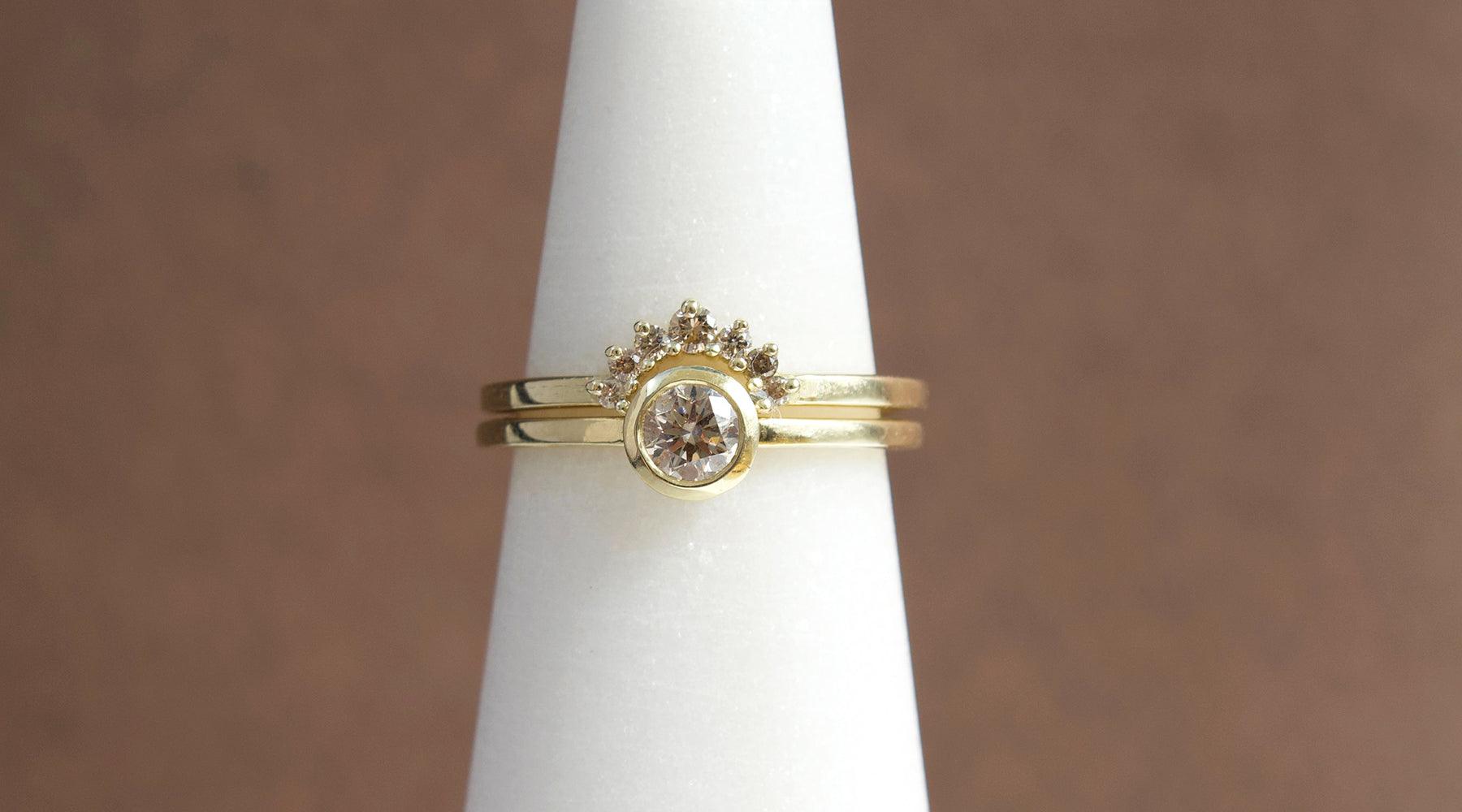 Nested Rings Nesting wedding rings 60 photos - Vianawedding.com