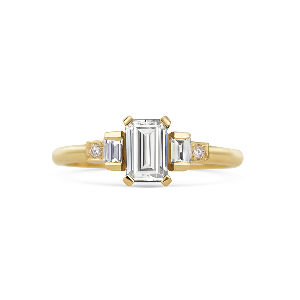 Emerald Cut Diamond Ring