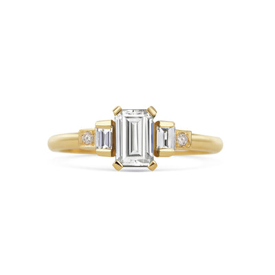 Emerald Cut Diamond Ring