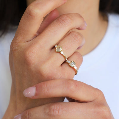 Emerald Cut Engagement Ring