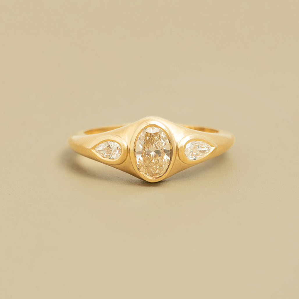 Champagne Oval Ring