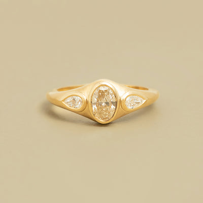 Champagne Oval Ring