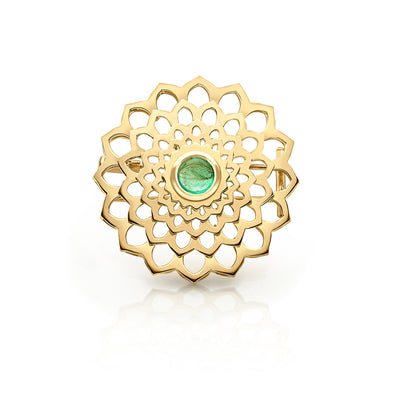 Emerald Brooch