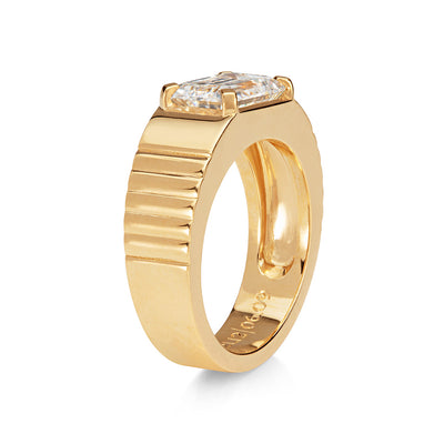 East West Lab Grown Diamond Ring