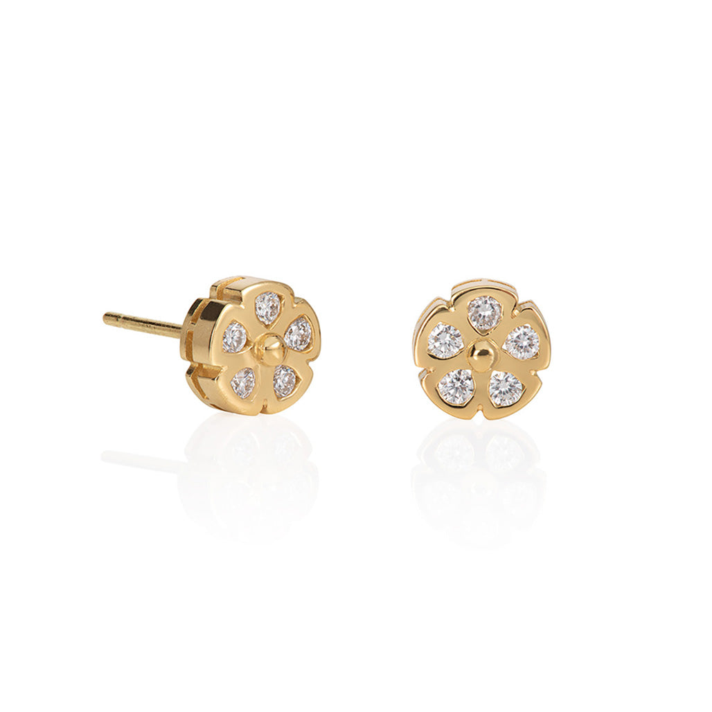 Flat Diamond Studs
