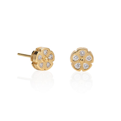 Flat Diamond Studs