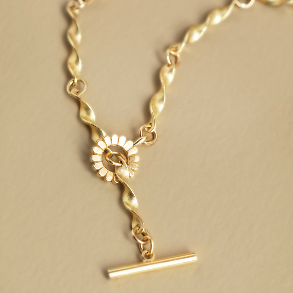 Twisted Gold Necklace