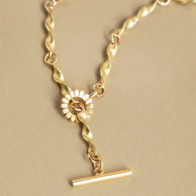 Twisted Gold Necklace