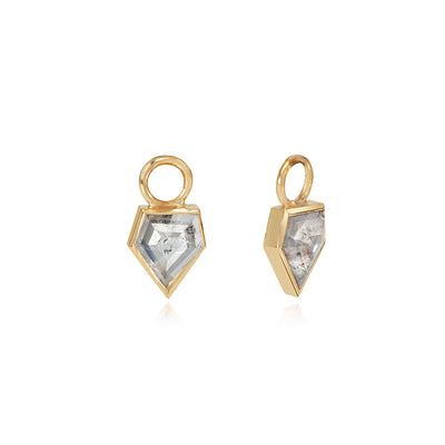 Salt Pepper Ice Diamond Charms
