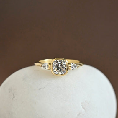 Cushion Cut Diamond Ring