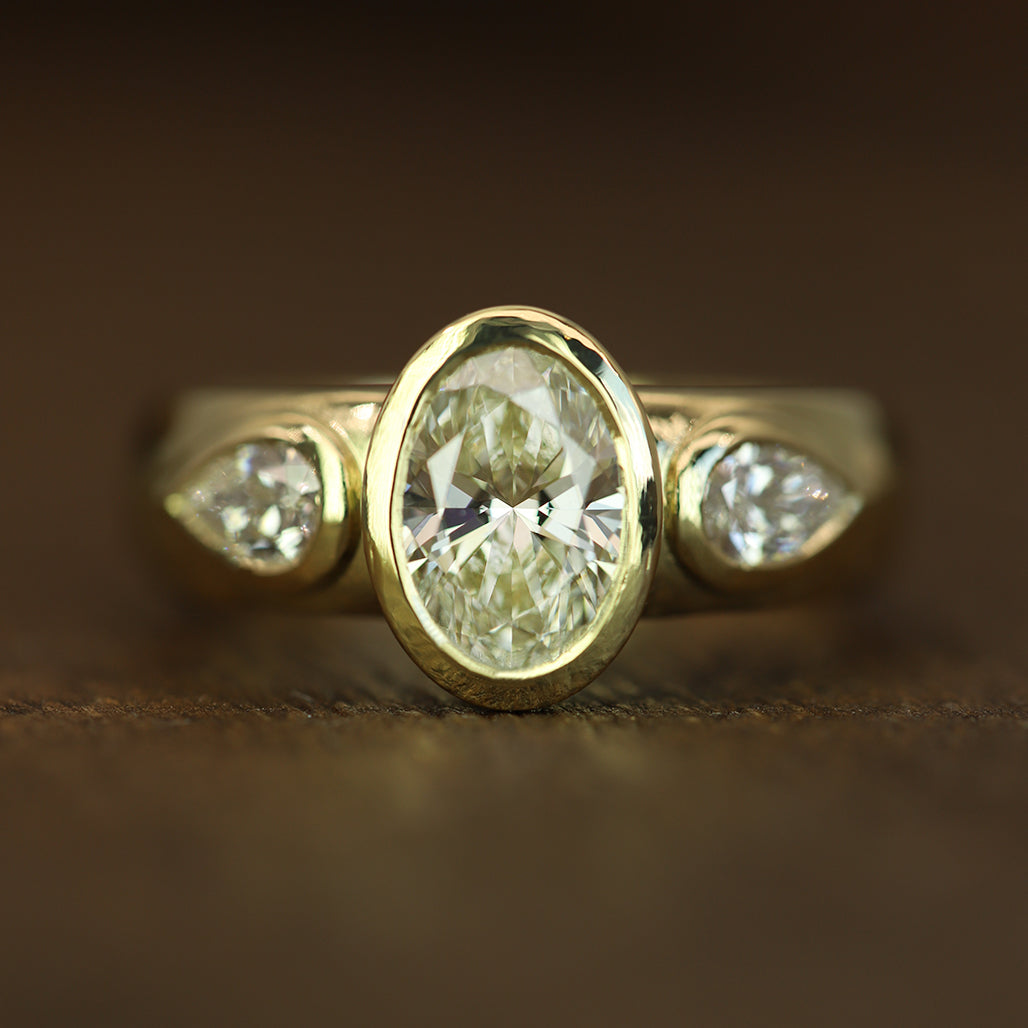 Oval Lab Grown Diamond Ring