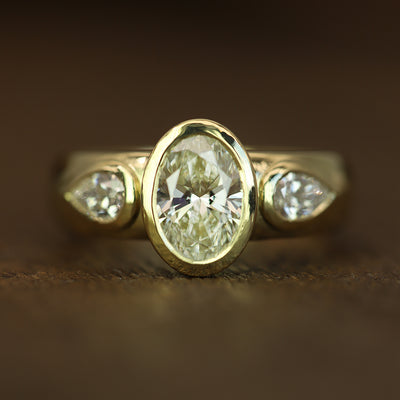 Oval Lab Grown Diamond Ring