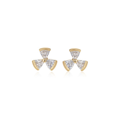 Trillion Diamond Studs