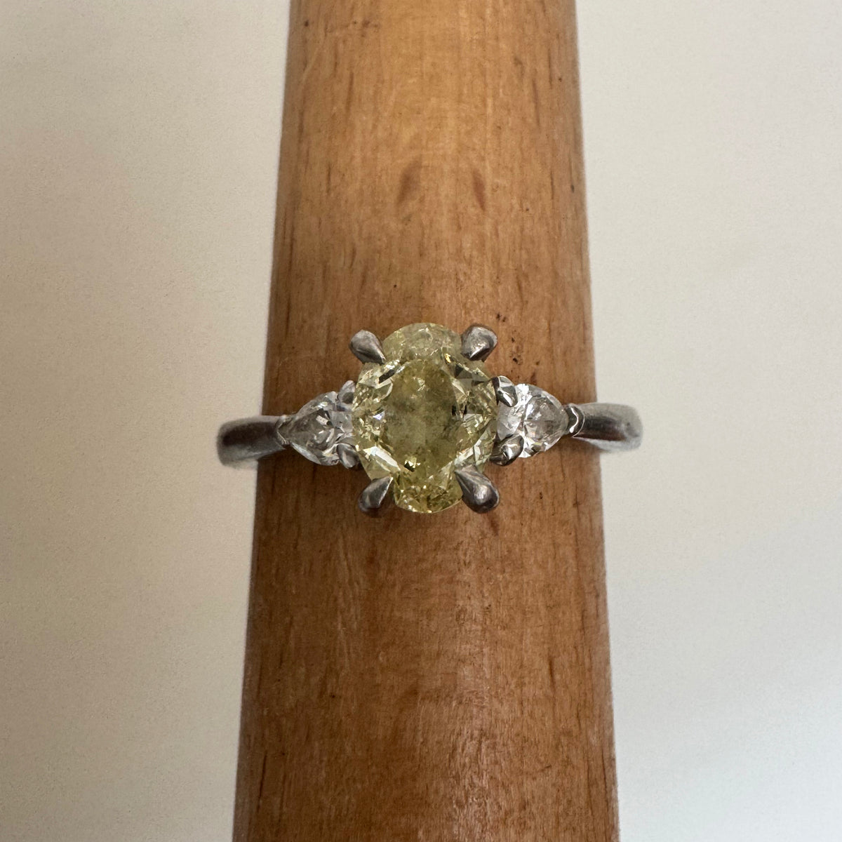 Our client had recently divorced and wanted to remodel her engagement ring into a bold new design to celebrate her new life.