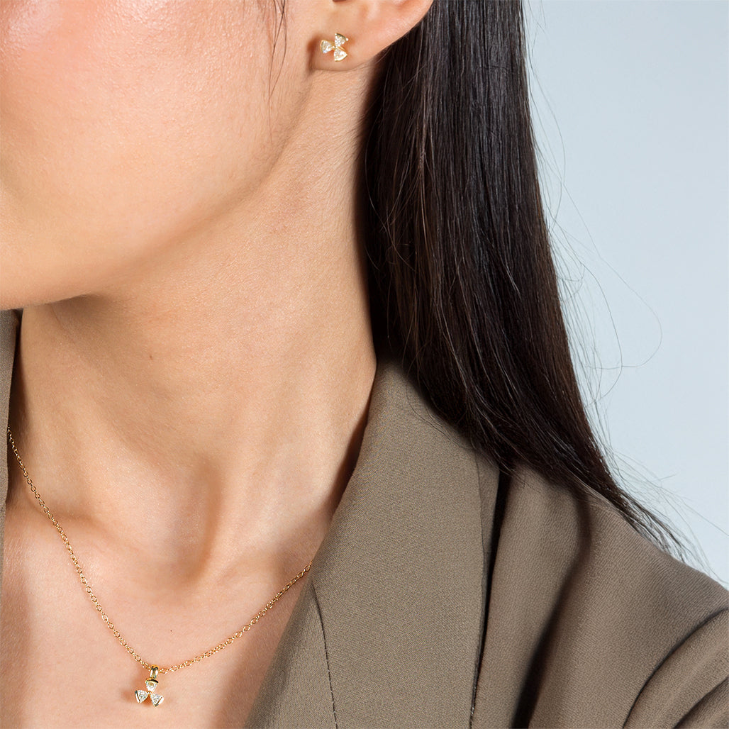 Trillion Diamond Pendant