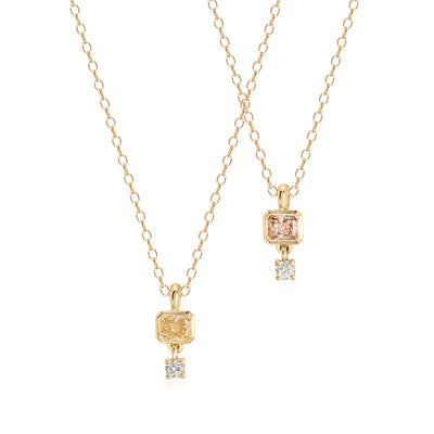 Cushion and Old Cut Diamond Pendants