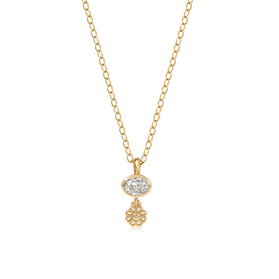 Oval Pendant Necklace