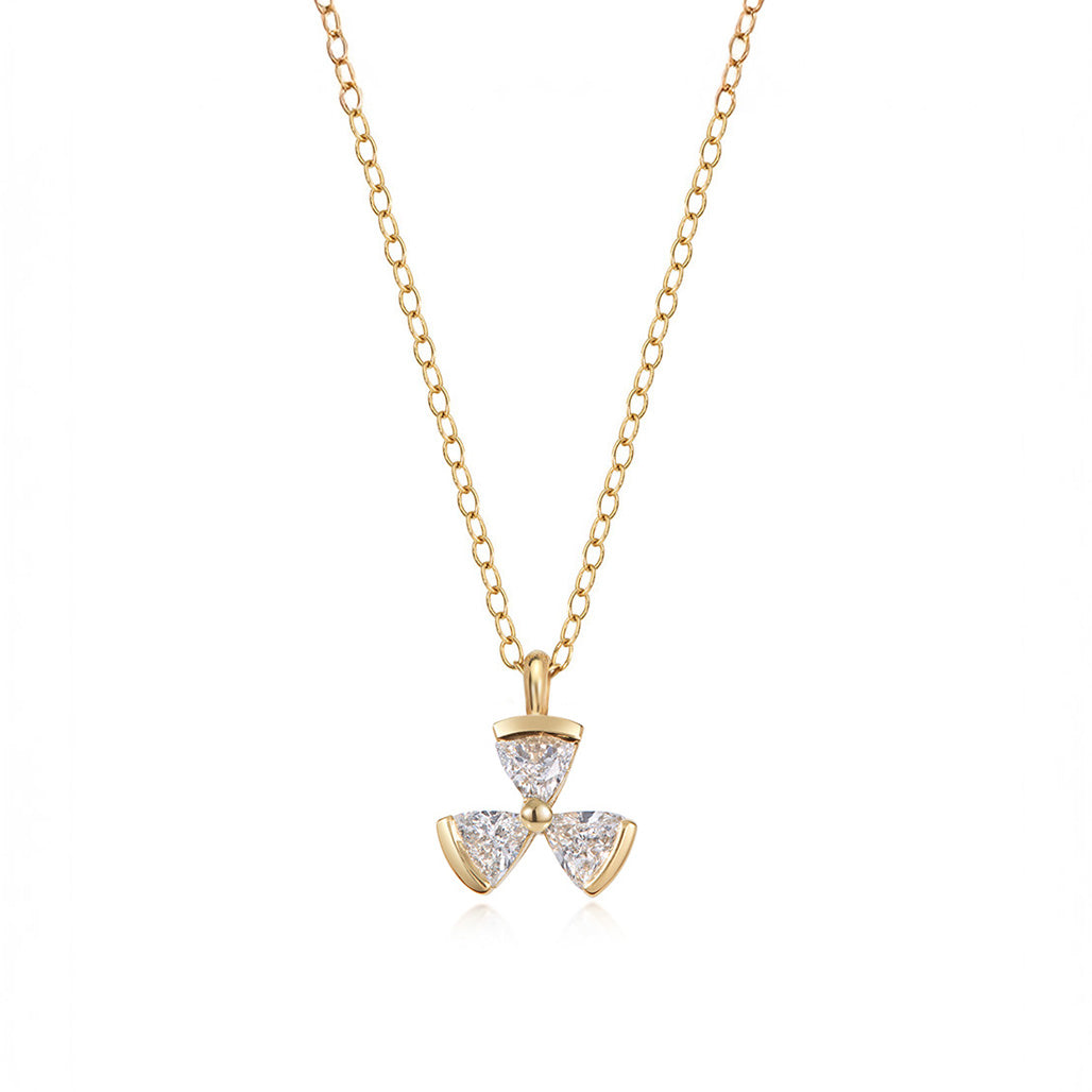 Triple Diamond Pendant