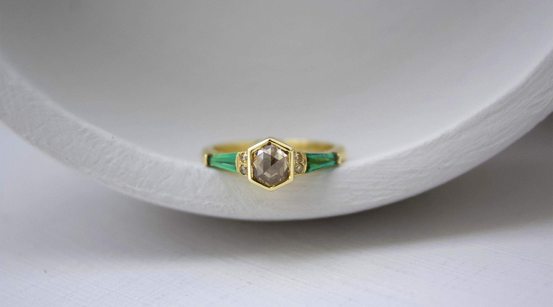 Rose Cut Diamond Ring