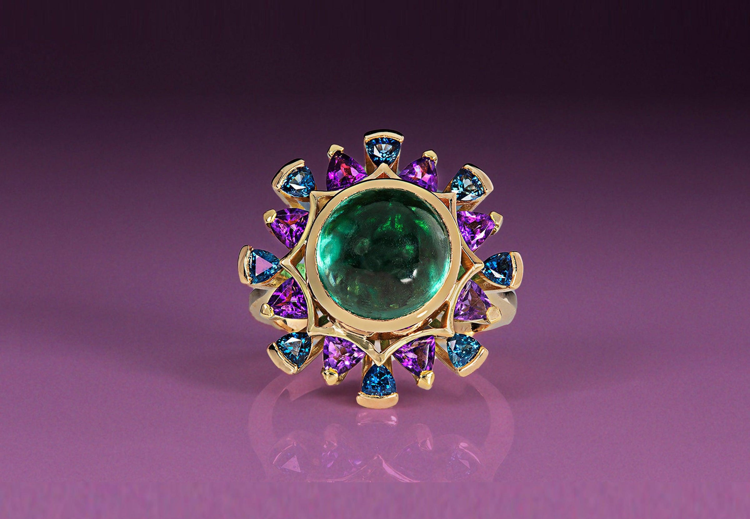 British Jewelry Cocktail Ring