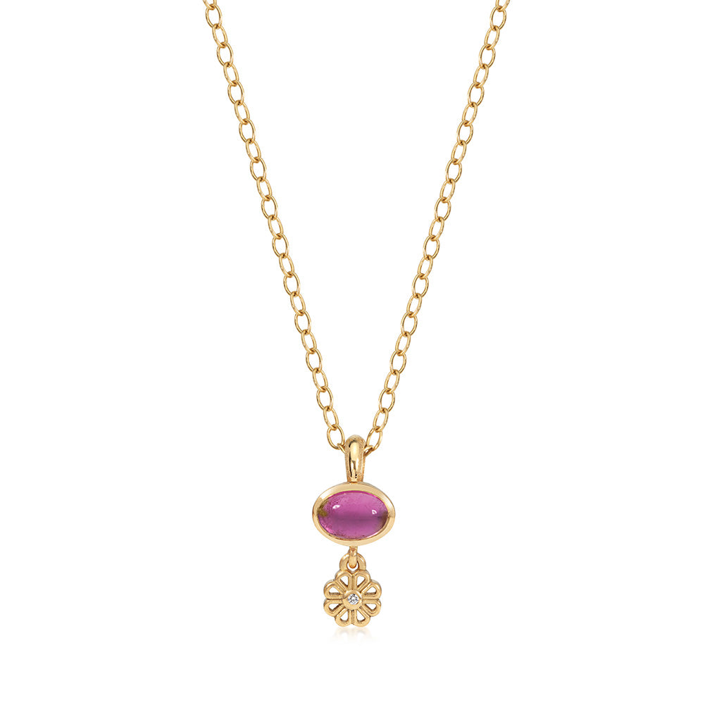 Pink Tourmaline Pendant