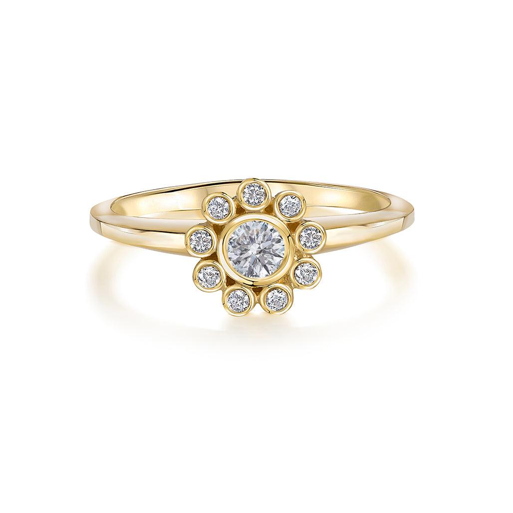 Aditi White Diamond Constellation Ring - Flora Bhattachary Fine Jewellery