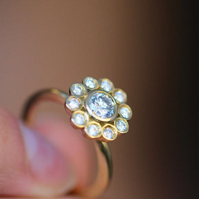 Aditi Zodiac Diamond Ring - Flora Bhattachary Fine Jewellery
