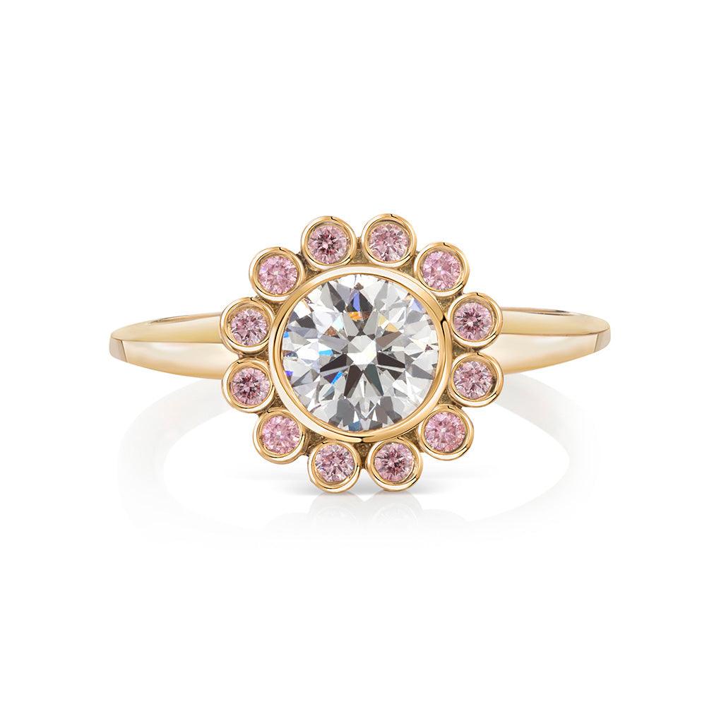 Aditi Zodiac Pink Diamond Ring - Flora Bhattachary Fine Jewellery