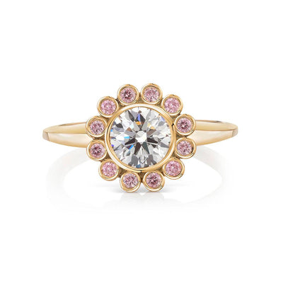 Pink Diamond Ring