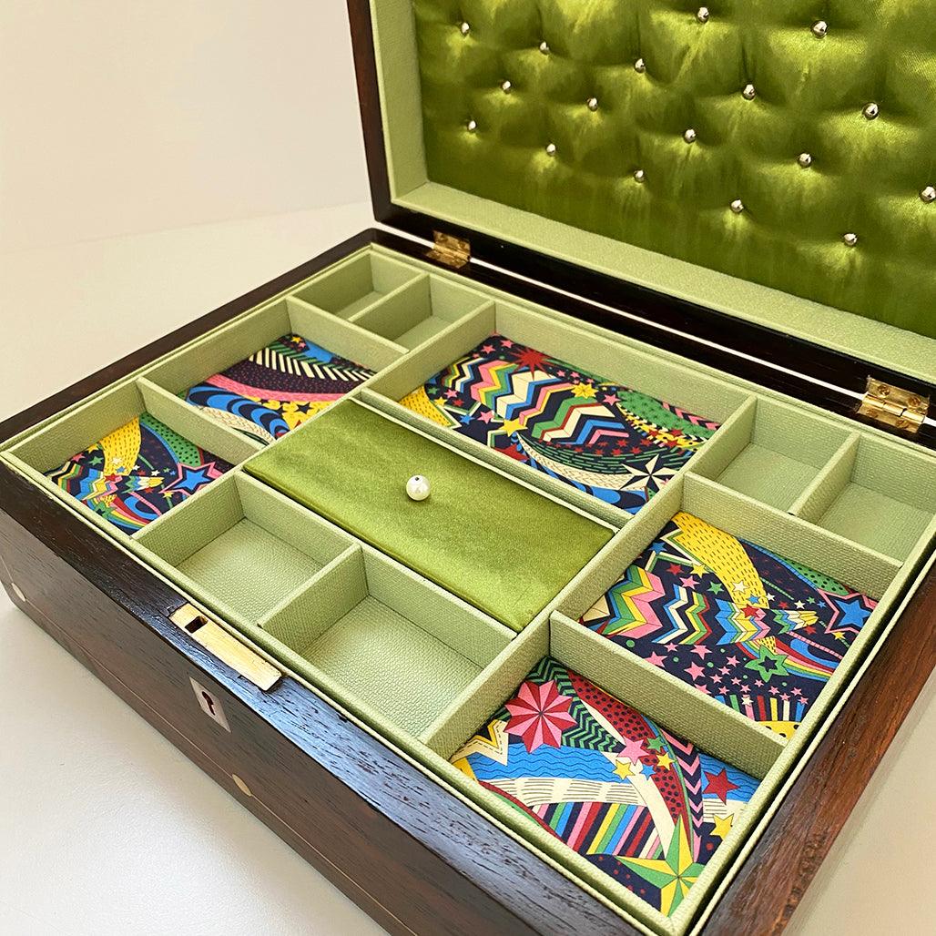 Antique Patterned Jewellery Box - Flora Bhattachary Fine Jewellery