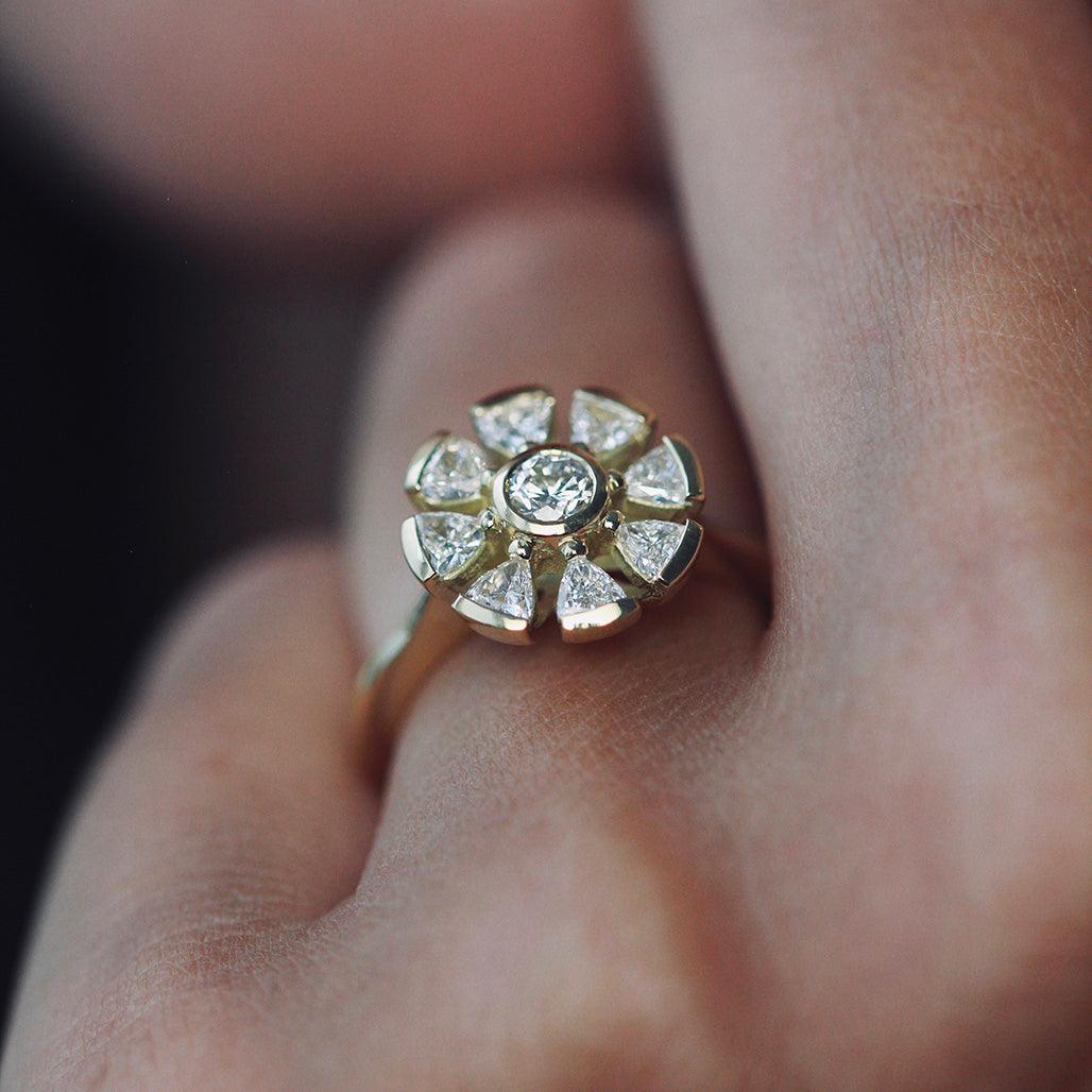 Chameli Diamond Ring - Flora Bhattachary Fine Jewellery