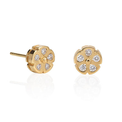 Chameli Diamond Studs - Flora Bhattachary Fine Jewellery