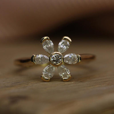 Chameli Ice Diamond Ring - Flora Bhattachary Fine Jewellery