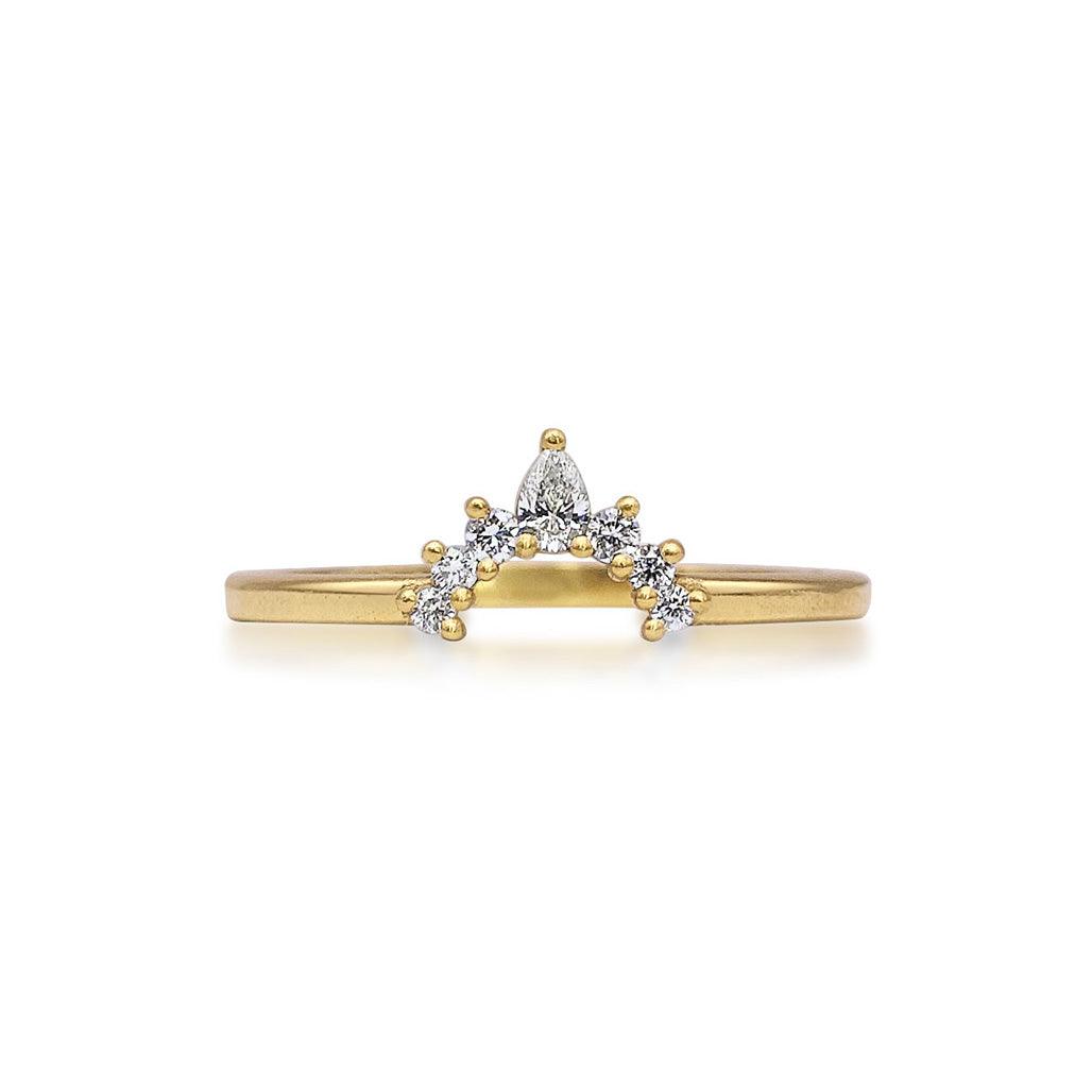 Pear Nesting Ring - Flora Bhattachary Fine Jewellery