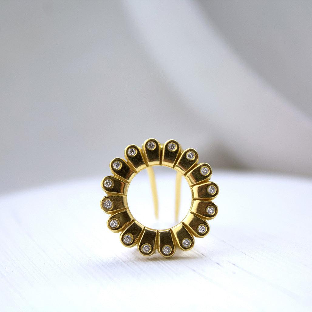 Gold Brooch Pin