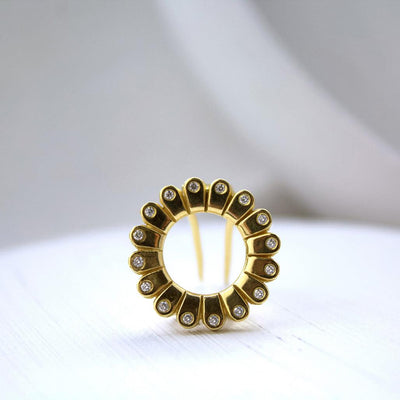 Gold Brooch Pin