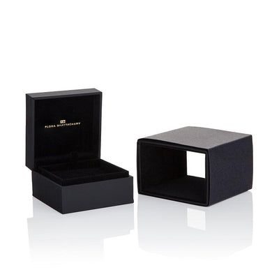 Matsya Narrow Herringbone Band - Flora Bhattachary Fine Jewellery