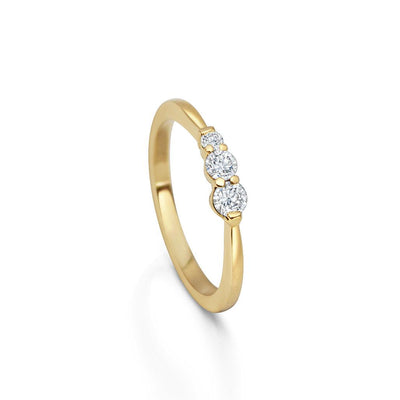Meera White Diamond Ring - Flora Bhattachary Fine Jewellery