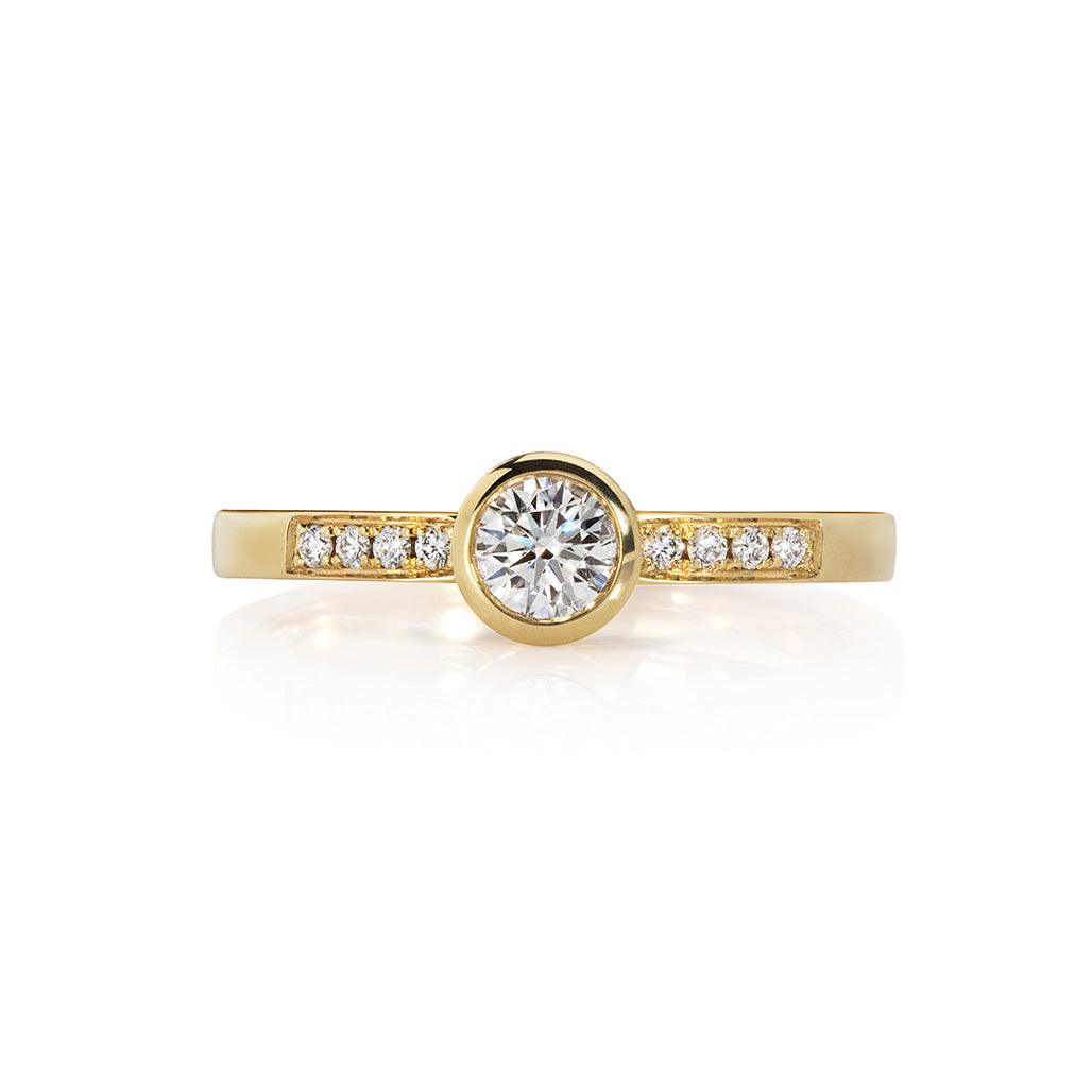 Mor Diamond Solitaire Ring - Flora Bhattachary Fine Jewellery