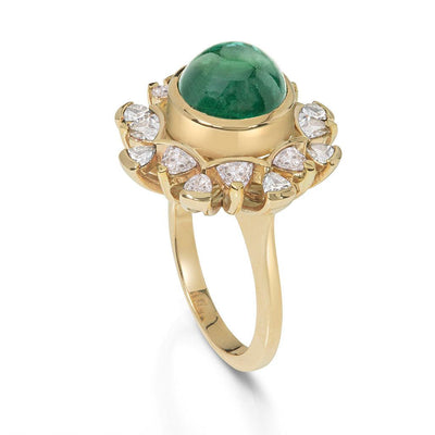Tourmaline Diamond Cocktail Ring