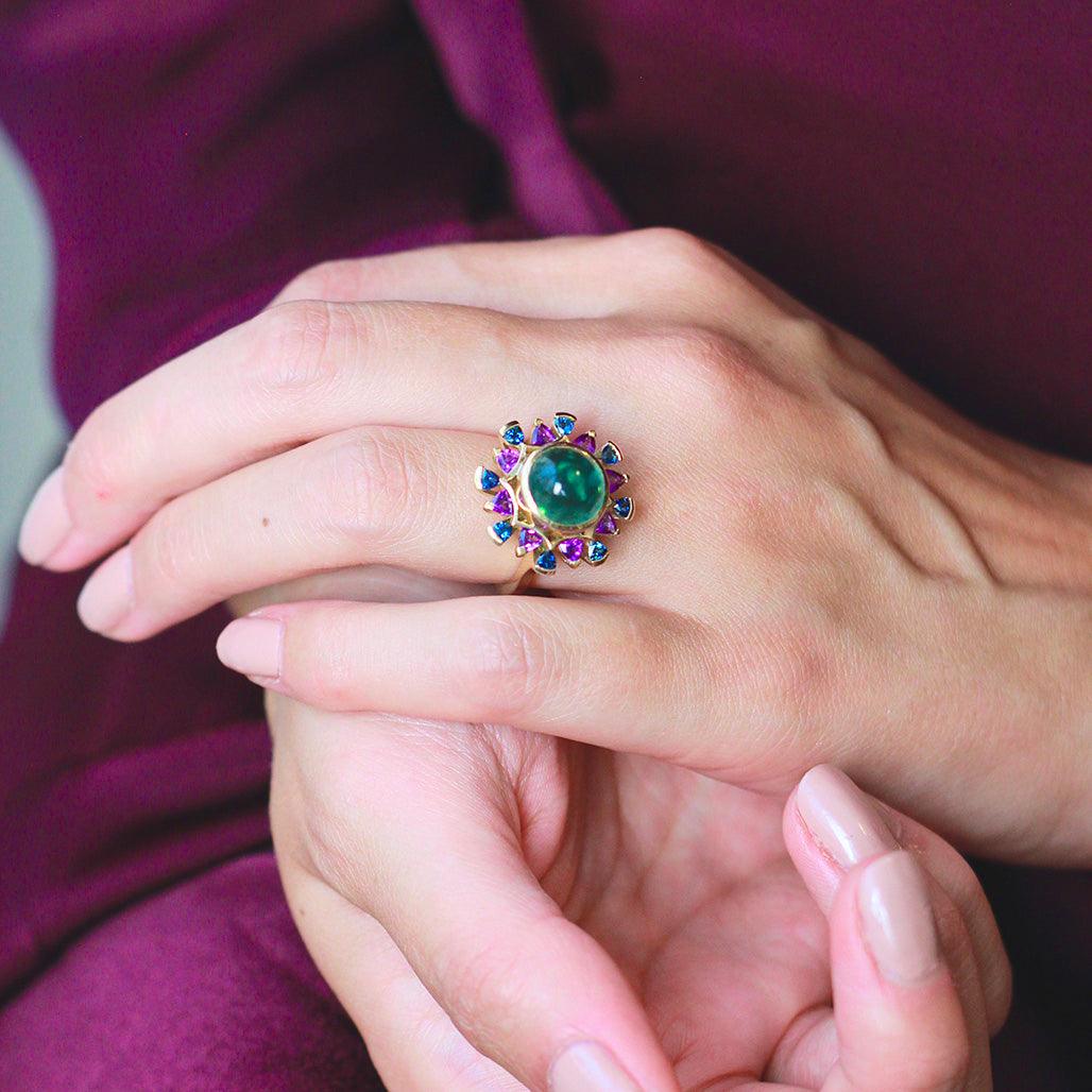 Nalini Mandala Ring - Flora Bhattachary Fine Jewellery