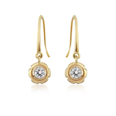 Floral Diamond Earrings