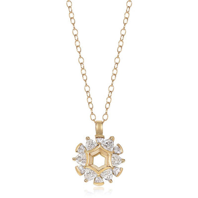 Diamond Trillion Pendant