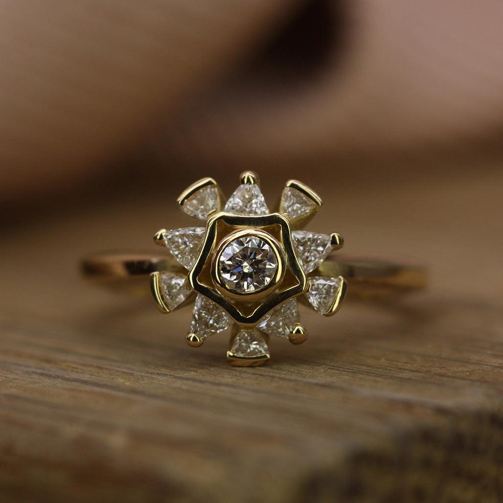 Parnasi Diamond Ring - Flora Bhattachary Fine Jewellery