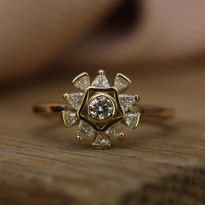 Parnasi Diamond Ring - Flora Bhattachary Fine Jewellery